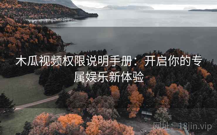 木瓜视频权限说明手册：开启你的专属娱乐新体验