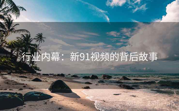 行业内幕：新91视频的背后故事