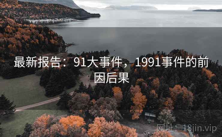 最新报告:91大事件,1991事件的前因后果